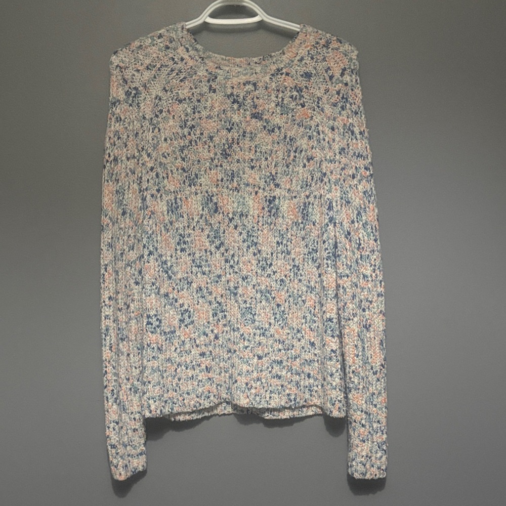 Elegant Multicolor Knit Women's Sweater